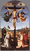 RAFFAELLO Sanzio Crucifixion (Citt di Castello Altarpiece) g oil